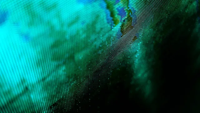 Ilustração de um pixels em formato digital