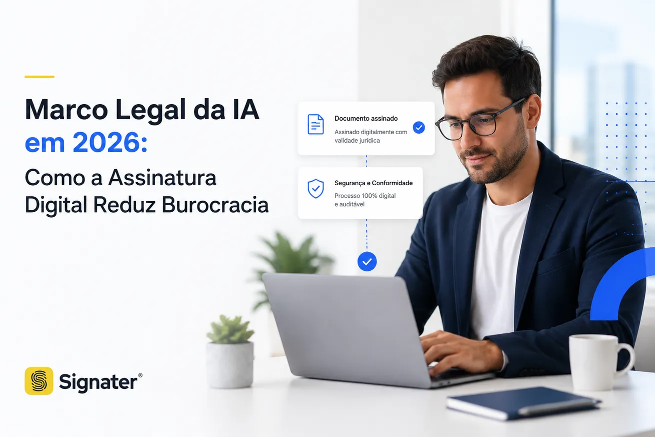 Marco Legal da IA em 2026: Como a Assinatura Digital Reduz Burocracia e Prepara Sua Empresa