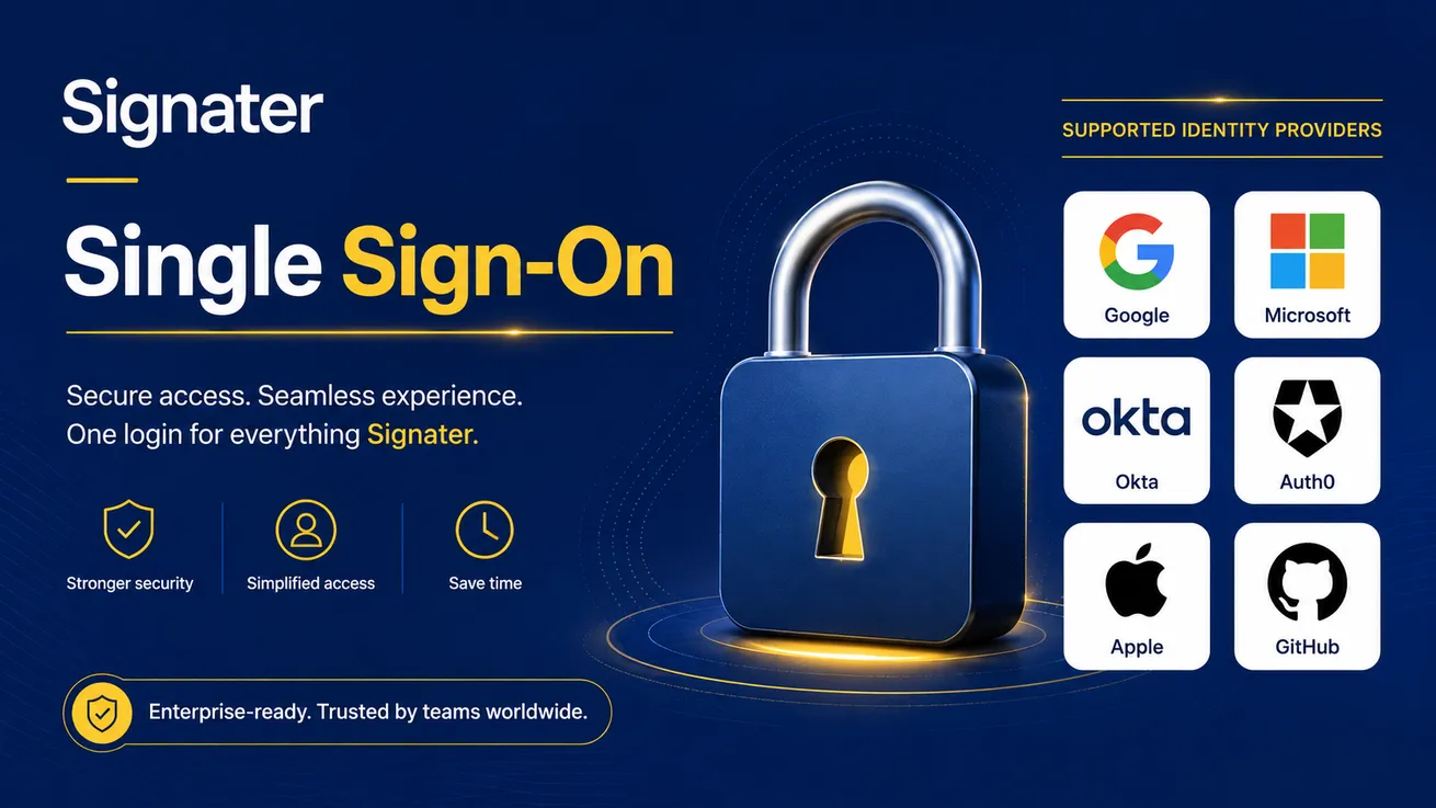 Single Sign-On (OIDC) is now available on Enterprise